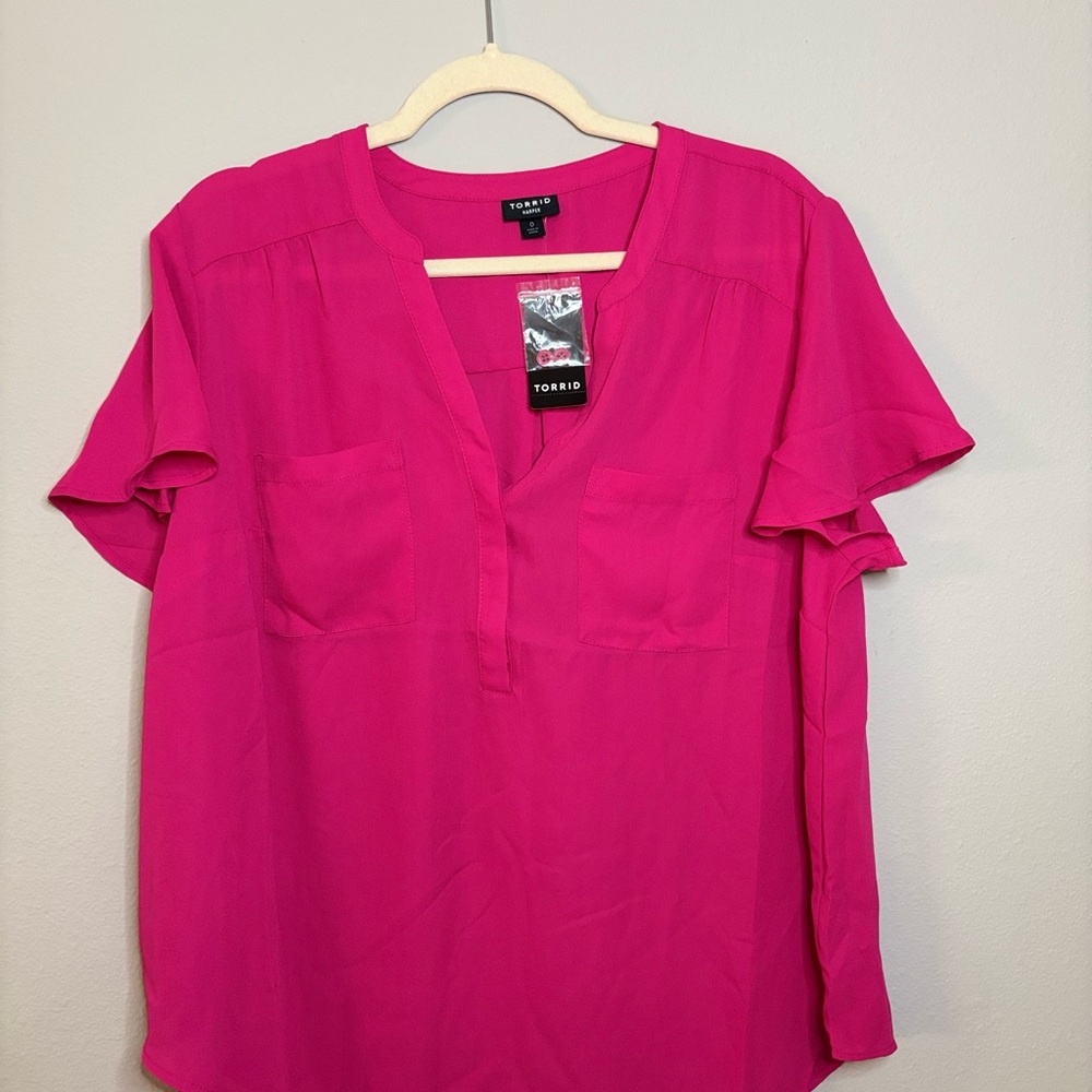NEW Torrid Fuchsia Blouse for Women